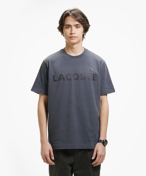 LACOSTE（ラコステ） tシャツ ヘビーウェイトブランドネーム ラバー