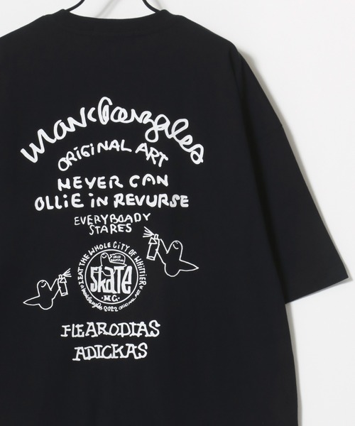 PALM クロスバック Tシャツ Mark Gonzales tシャツ MARK GONZALES ARTWORK COLLECTION