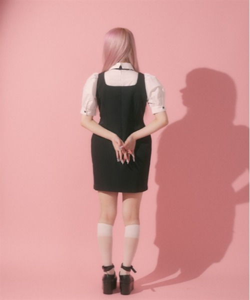 Fickle Bebe ワンピース ノーブルレイヤードワンピース