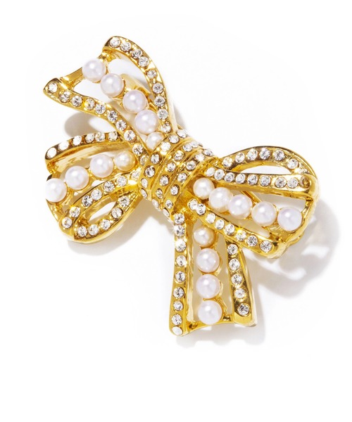 【IRIS 47】bow brooch BO66 ゴールド　イリスフォーセブン IRIS 47】bow brooch BO66 ゴールドイリスフォーセブン
