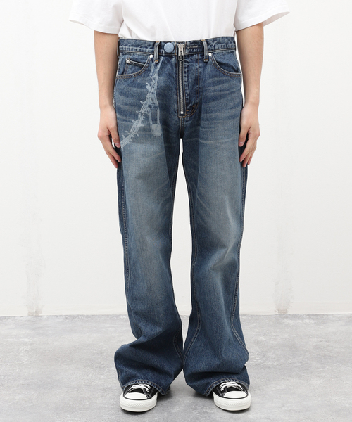 新品 MASU MASUBOYS BOOT-CUT JEANS FADED 50 MASU/エムエーエスユー】MASUBOYS BOOT-CUT JEANS (FADED
