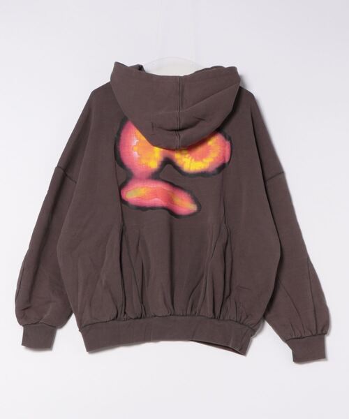 トレーナー スウェット 「Desigual×Collina Strada」グラフィティフェイス フーディー レディース Desigual トレーナー スウェット 「Desigual×Collina Strada