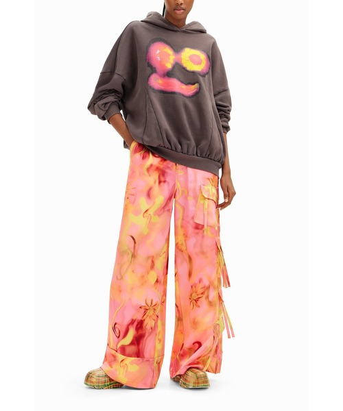 Desigual(デシグアル) オーバーサイズスウェットシャツ  レディース Desigual（デシグアル） トレーナー スウェット 「Desigual×Collina