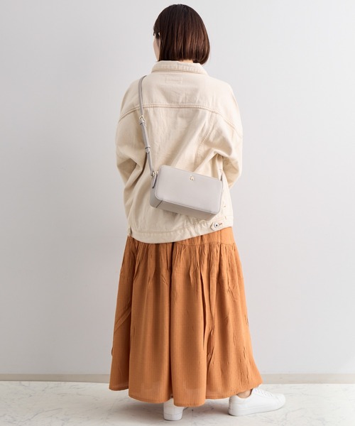 LONA ロナ　スウェード　バッグ　ショルダー　ベージュ Jewelna Rose（ジュエルナローズ） ショルダーバッグ バッグ ロナ
