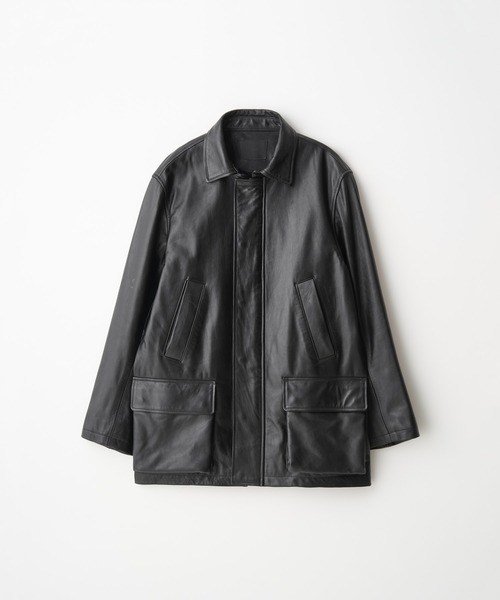Juha（ユハ） ブルゾン アウター RIDING LEATHER JACKET メンズ