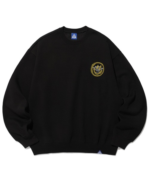 トレーナー スウェット A'GEM/9 × .kom「ISTKUNST/イストクンスト」LOGO＆SMILEY SWEATSHIRTS/ロゴスマイル ISTKUNST トレーナー スウェット A'GEM/9 × .kom「ISTKUNST