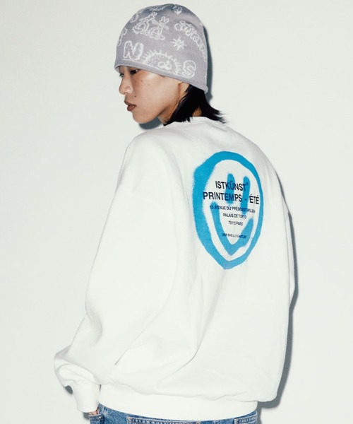 ISTKUNST トレーナー スウェット A'GEM/9 × .kom「ISTKUNST