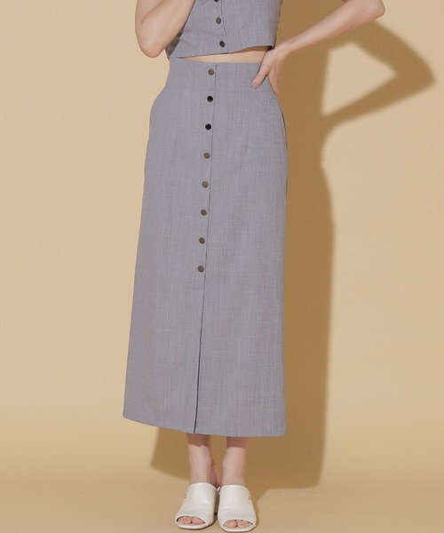 JILLSTUART タイトスリットスカート JILL by STUART スカート リネンライクタイトスカート