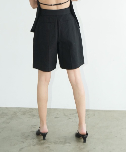 CLANE（クラネ） ハーフパンツ パンツ 短パン STITCH BELT HALF PANTS
