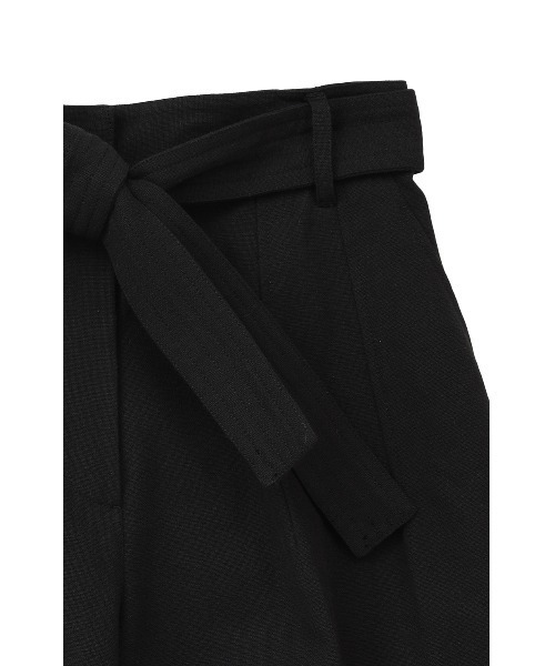 CLANE（クラネ） パンツ STITCH BELT HALF PANTS レディース