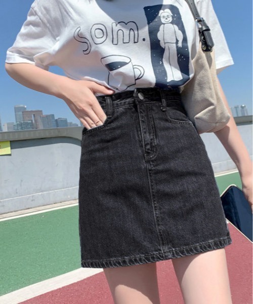 スカート 台形デニムミニスカート : ZOZOTOWN Yahoo!店 - 通販 - Yahoo