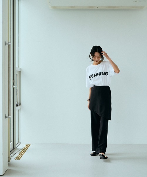 marjour Mサイズ　完売品　予約待ち　スカートレイヤードパンツ marjour パンツ SKIRT LAYERED PANTS レディース : ZOZOTOWN