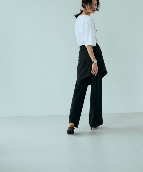 marjour Mサイズ　完売品　予約待ち　スカートレイヤードパンツ marjour パンツ SKIRT LAYERED PANTS レディース : ZOZOTOWN