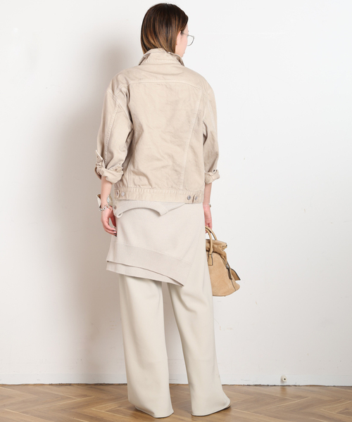 AP STUDIO スラックス パンツ エラスティックパンツ レディース