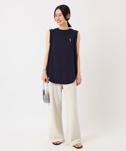 AP STUDIO スラックス パンツ エラスティックパンツ レディース