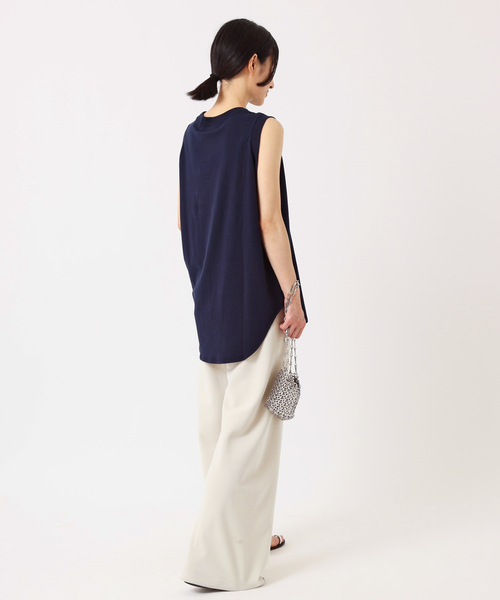 AP STUDIO スラックス パンツ エラスティックパンツ レディース