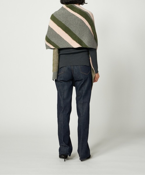 【完売品】TOGA VIRILIS Knit scarf black マフラー Wappen Wool Scarf (マフラー) - Black – TANUKI STUDIO