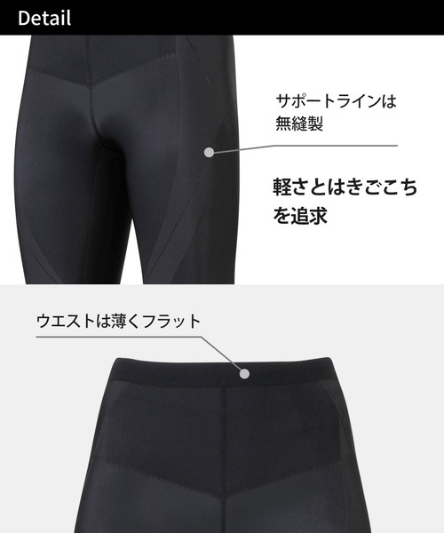 CW-X uvカット レギンス スパッツ スポーツタイツ ハーフ(ひざ上丈