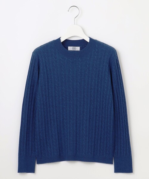 ニット セーター 「洗える」KNIT BASIC クルーネック レディース
