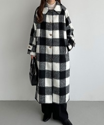 callautia（カラウティア） ステンカラーコート コート シャギー