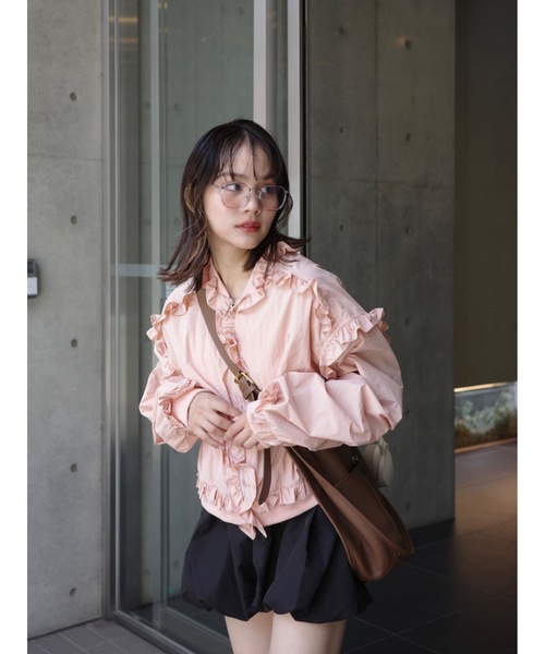 【特別セール品】 jumelle ジャケット ノーカラージャケット frill light jacket ジャケット・アウター