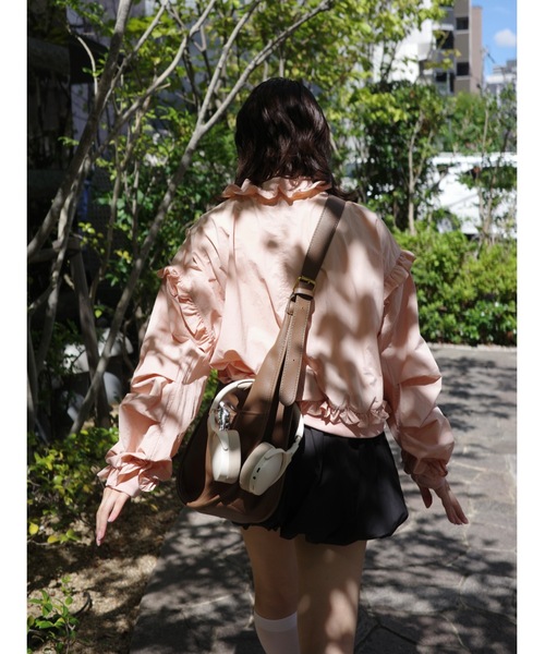 jumelle ジャケット ノーカラージャケット frill light jacket
