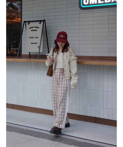 jumelle ジャケット ノーカラージャケット frill light jacket