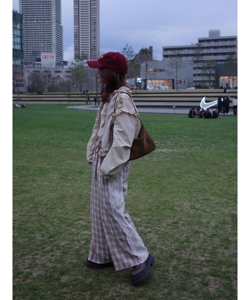 jumelle ジャケット ノーカラージャケット frill light jacket