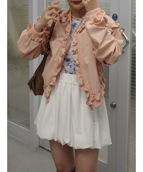 人気商品の中古品・新品・未使用品 ノーカラージャケット ジャケット jumelle frill jacket light ジャケット・アウター