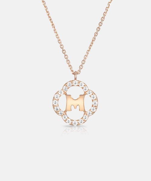 METROCITY ネックレス 「メトロシティ」Mベーシッククローバーゴールド 
