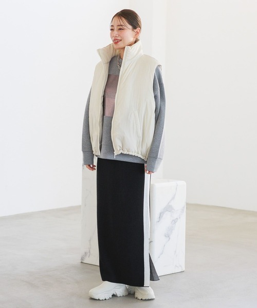 LAKOLE（ラコレ） ベスト ジレ 中綿ボリュームベスト / 135044