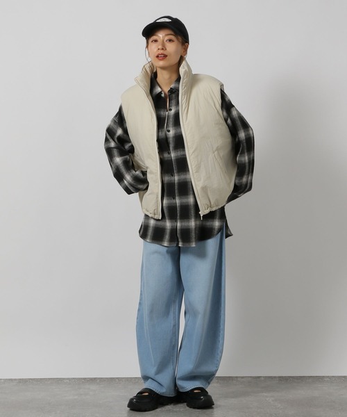 LAKOLE（ラコレ） ベスト ジレ 中綿ボリュームベスト / 135044