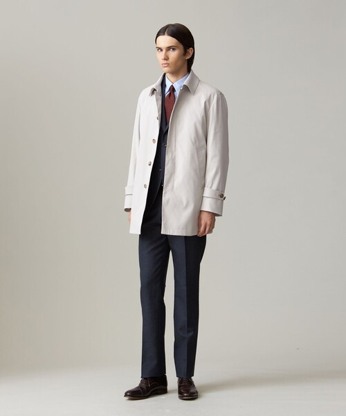 【美品】【超高級】PIACENZA ビキューナ　 ステンカラーコート　ダブル 美品】【超高級】PIACENZA ビキューナ ステンカラーコート ダブル 新作