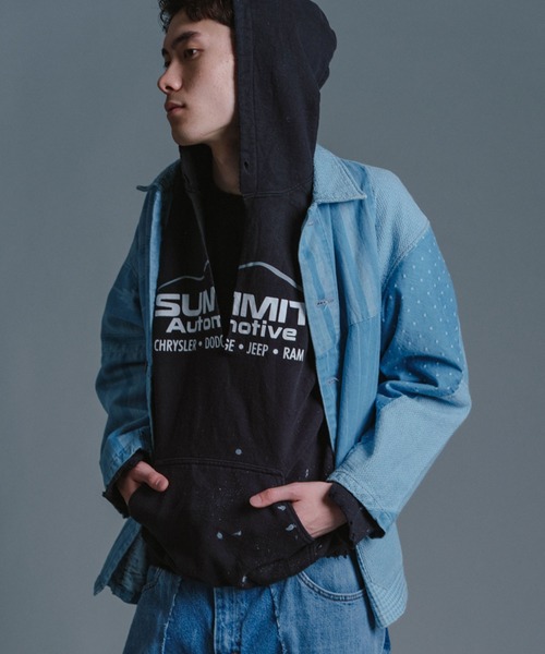 カバーオール 「rebear by Johnbull」パッチワークカバーオール  