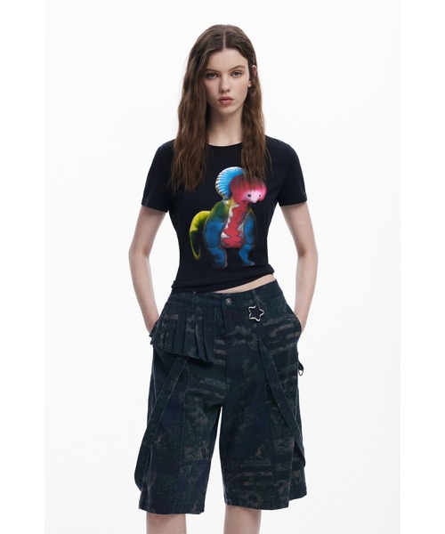 【Desigual×Collina Strada】ショートパンツ Desigual（デシグアル） パンツ 「Desigual×Collina Strada
