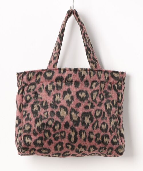 Mignonjour トートバッグ Mignonjour/ヒョウ柄ミニトートバッグ