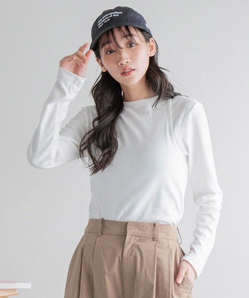 LOWRYS FARM（ローリーズファーム） tシャツ タンクレイヤードプル