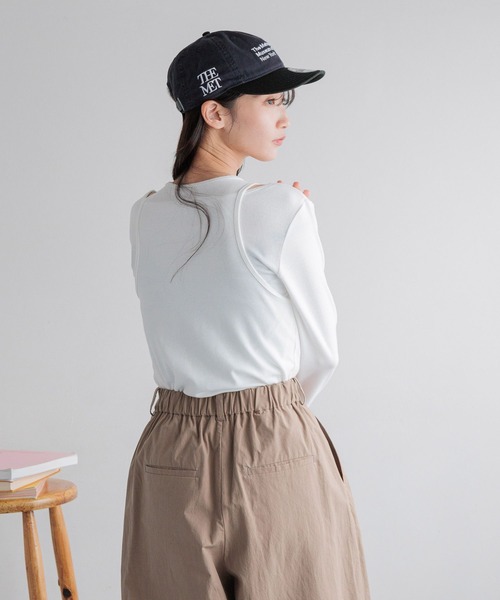 LOWRYS FARM（ローリーズファーム） tシャツ タンクレイヤードプル