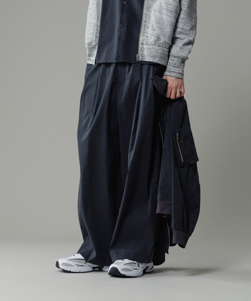 【再入荷】 ROPE' ET ADAM パンツ イージー ボリューム ストレッチナイロン パンツ