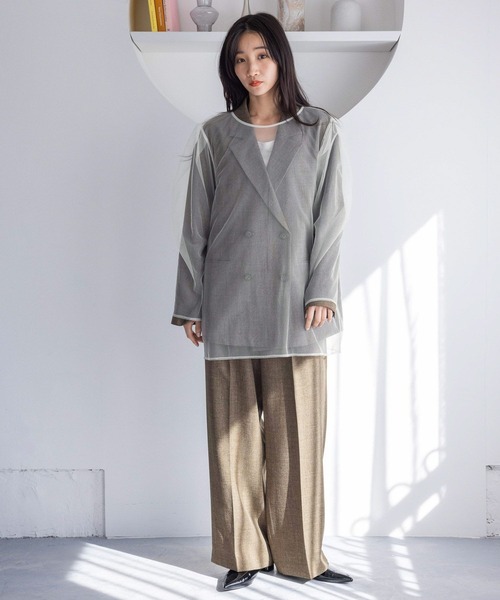 LOWRYS FARM（ローリーズファーム） tシャツ チュールパフプルオーバー