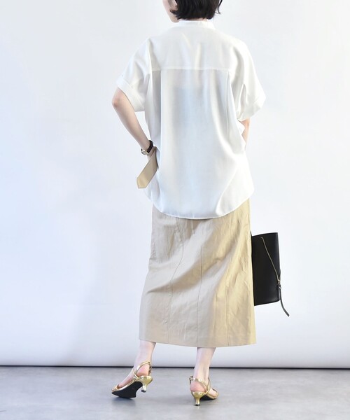 「quaranciel」 半袖ブラウス ONE SIZE ホワイト レディース quaranciel 「quaranciel」 半袖ブラウス ONE SIZE ホワイト