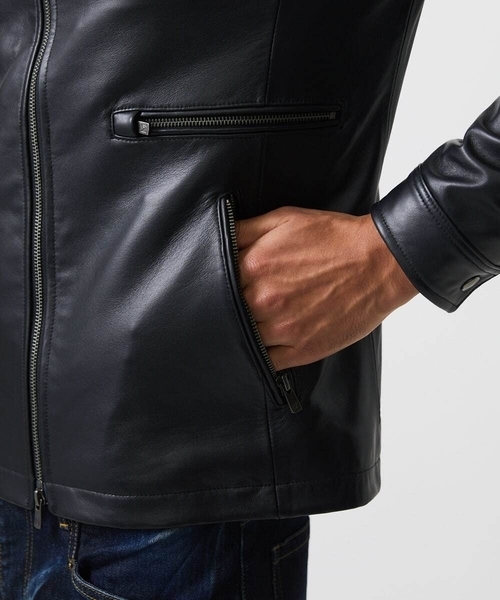 MICHEL KLEIN HOMME（ミッシェルクラン オム） 革ジャン ライダース