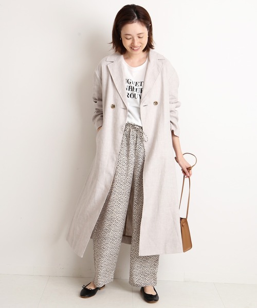 SLOBE IÉNA】（40）カシミヤ ウール シンプル チェスターPコート