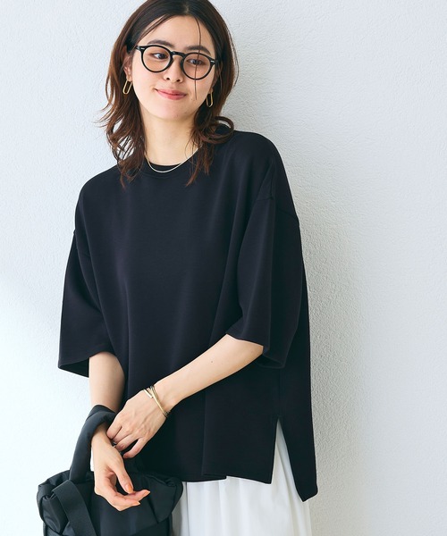 Tomaru Rie 未使用★FITH 02 ビッグシルエット 8.5オンス ダンボールニットビッグシルエットTシャツ（ポリジン