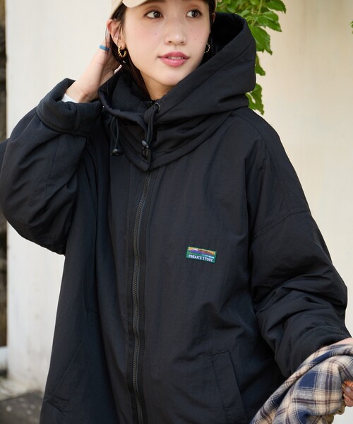 FREAK'S STORE（フリークスストア） コート フリ- オリーブ レディース