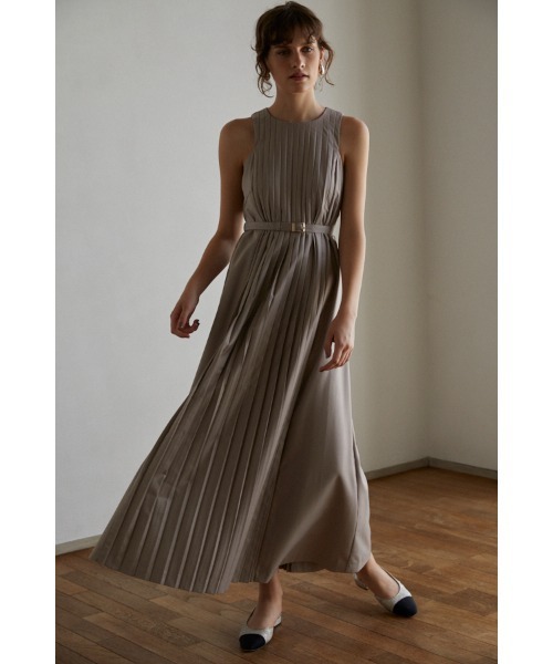 Estella.K Emilia Pleated Dress ロングドレス Estella.K ワンピース Emilia Pleated Dress タックプリーツタンク