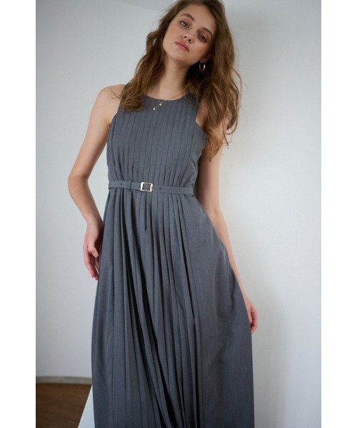 Estella.K ワンピース Emilia Pleated Dress タックプリーツタンク