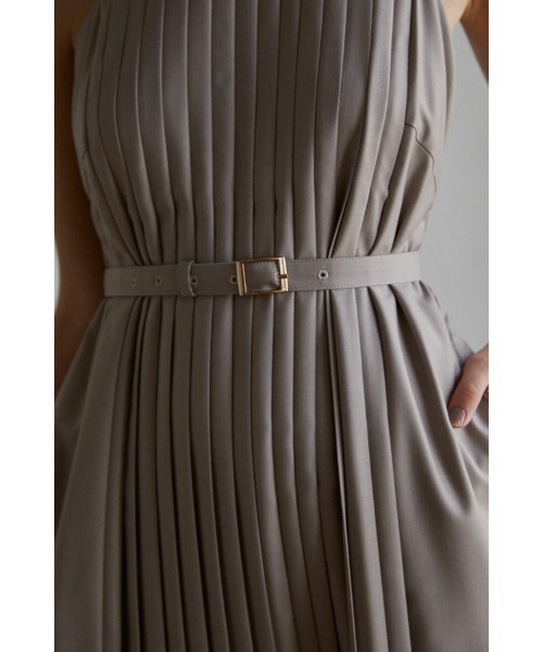 Estella. K タックプリーツ ワンピース Estella.K ワンピース Emilia Pleated Dress タックプリーツ
