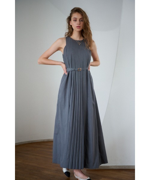 Estella.K ワンピース Emilia Pleated Dress タックプリーツ