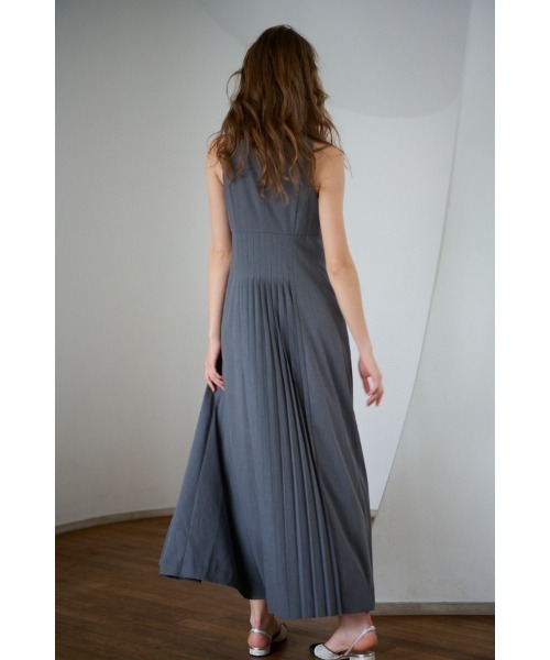 Estella. K タックプリーツ ワンピース Estella.K ワンピース Emilia Pleated Dress タックプリーツ